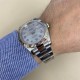 ROLEX Date Just ll Silver Violet Numbers  116334