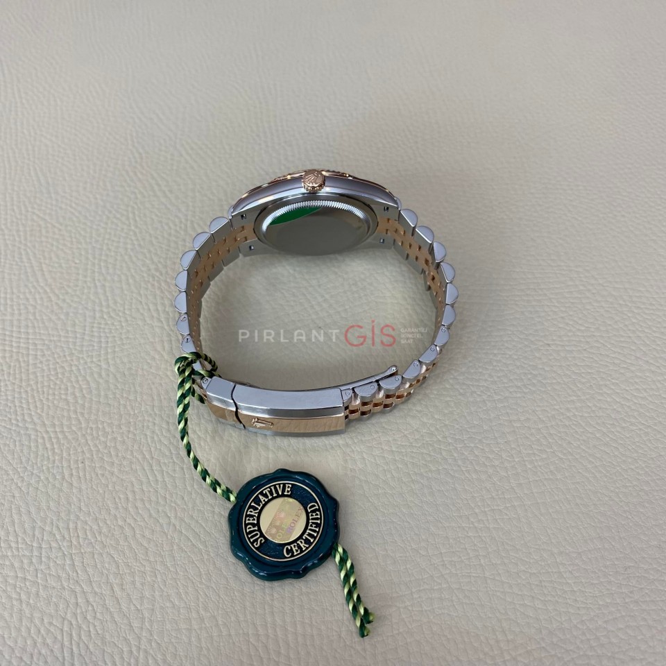 ROLEX Date Just 36 mm 126231 Everrose gold VI & IX Diamond Dial ROLEX Date Just 36 mm 126231 Everrose gold VI & IX Diamond Dial