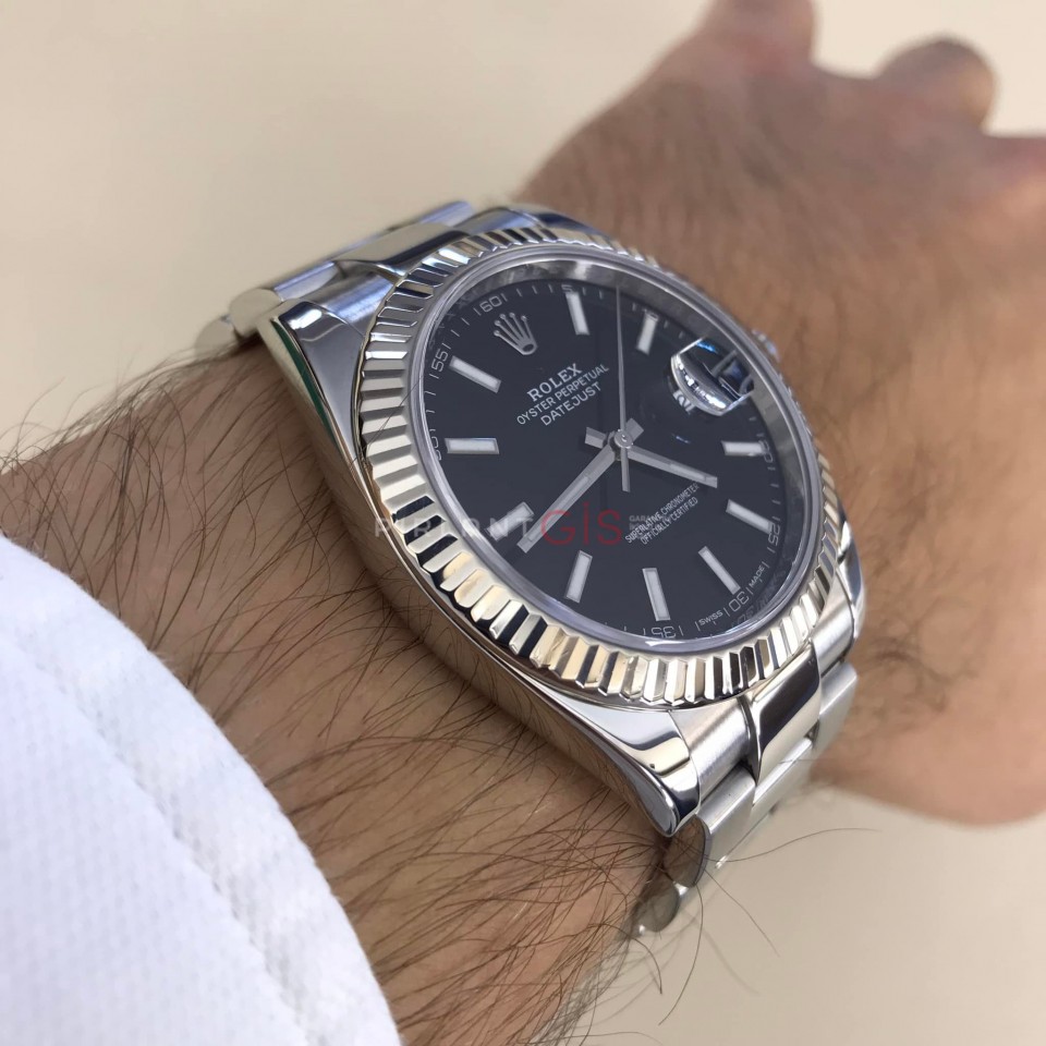 ROLEX Date Just ll Black Dial 126334 Oyster ROLEX Date Just ll Black Dial 126334 Oyster