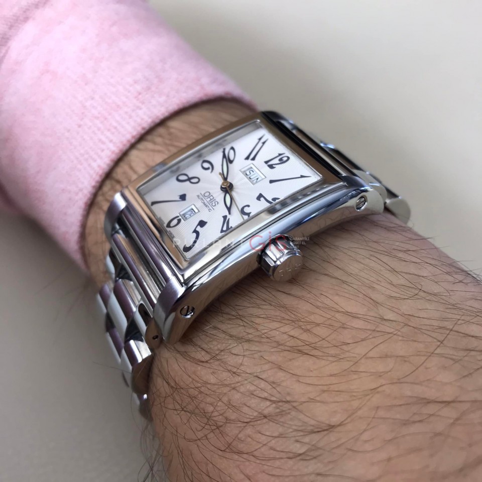 ORIS Culture Rectangular Day Date Automatic 585.7525.40.61M ORIS Culture Rectangular Day Date Automatic 585.7525.40.61M