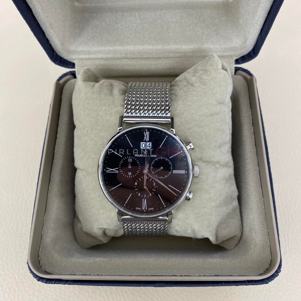 MAURICE LACROIX Eliros Quartz Chronograph Mesh Bracelet EL1088-SS002-311-1 MAURICE LACROIX Eliros Quartz Chronograph Mesh Bracelet EL1088-SS002-311-1