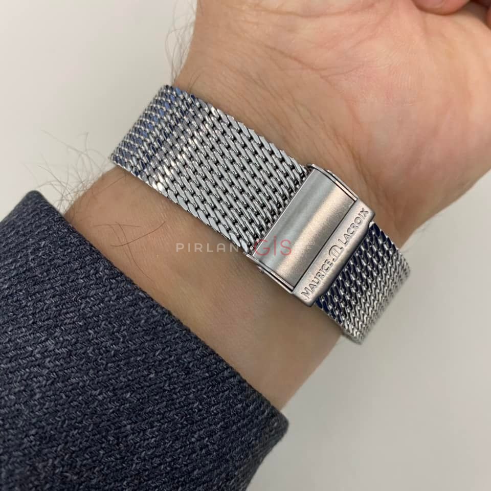 MAURICE LACROIX Eliros Quartz Chronograph Mesh Bracelet EL1088-SS002-311-1 MAURICE LACROIX Eliros Quartz Chronograph Mesh Bracelet EL1088-SS002-311-1