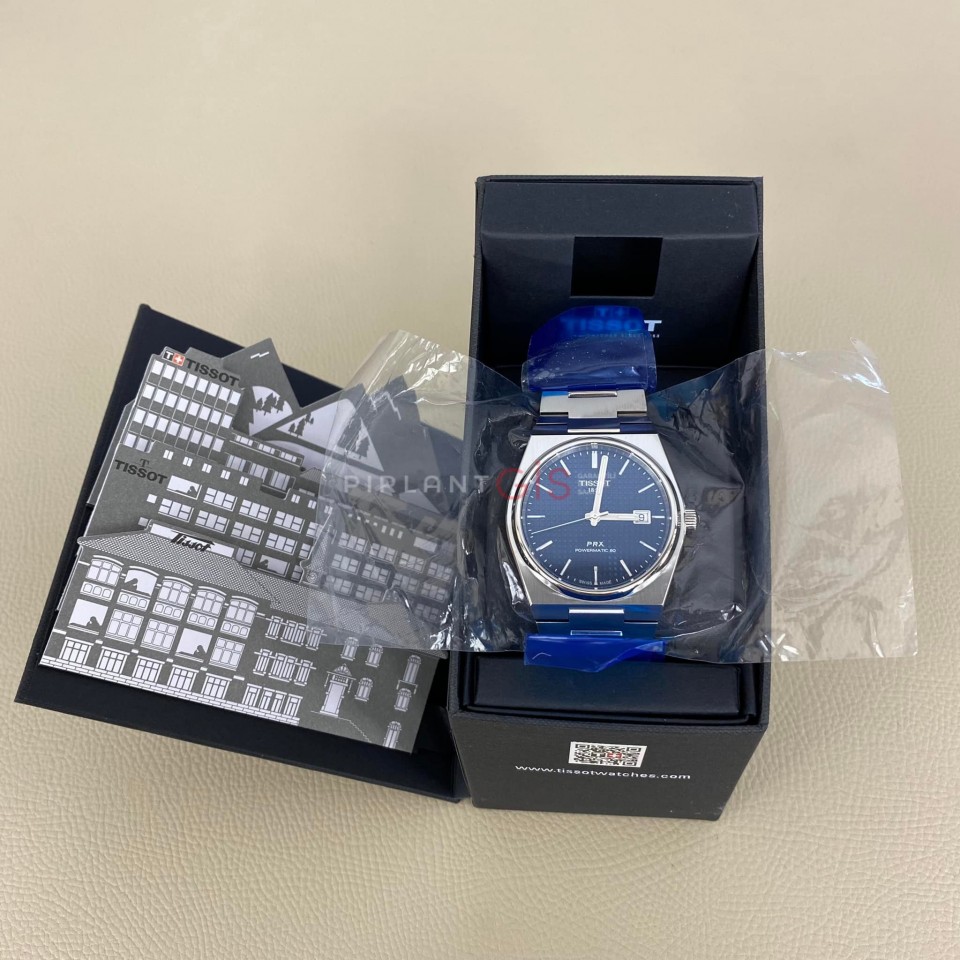 TISSOT T-Classic PRX T137.407.11.041.00 ( Mavi Kadran ) TISSOT T-Classic PRX T137.407.11.041.00 ( Mavi Kadran )