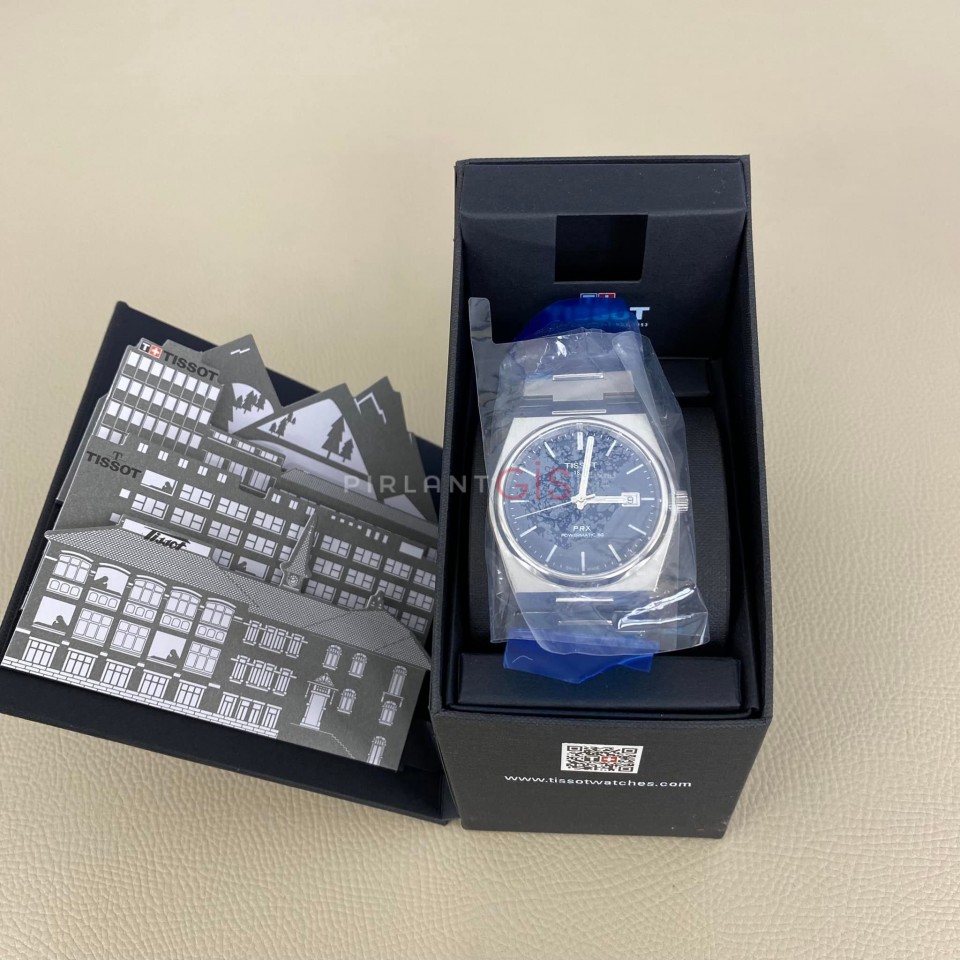 TISSOT T-Classic PRX T137.407.11.041.00 ( Mavi Kadran ) TISSOT T-Classic PRX T137.407.11.041.00 ( Mavi Kadran )