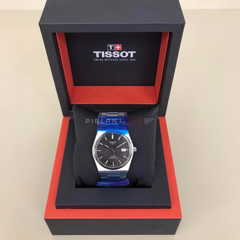 ( Sıfır ) TISSOT T-Classic PRX T137.407.11.051.00 ( Siyah Kadran ) ( Sıfır ) TISSOT T-Classic PRX T137.407.11.051.00 ( Siyah Kadran )