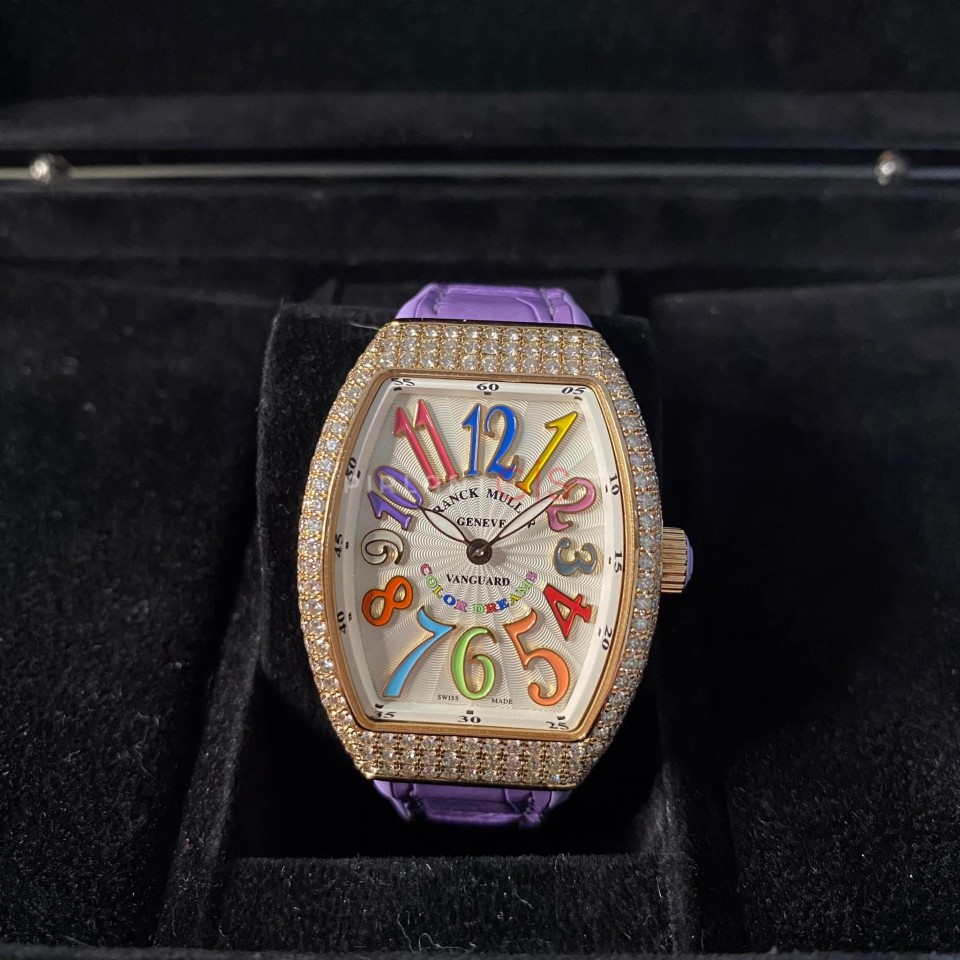 FRANCK MULLER Vanguard Lady Diamond 32 V QZ D COL DRM 5N FRANCK MULLER Vanguard Lady Diamond 32 V QZ D COL DRM 5N
