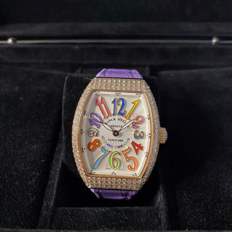 FRANCK MULLER Vanguard Lady Diamond 32 V QZ D COL DRM 5N