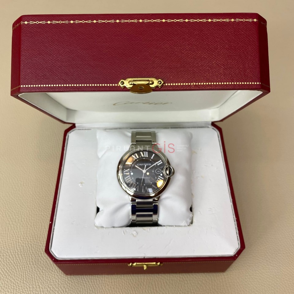 CARTIER Ballon Blue Large Model 42 mm Black Dial W6920042 CARTIER Ballon Blue Large Model 42 mm Black Dial W6920042