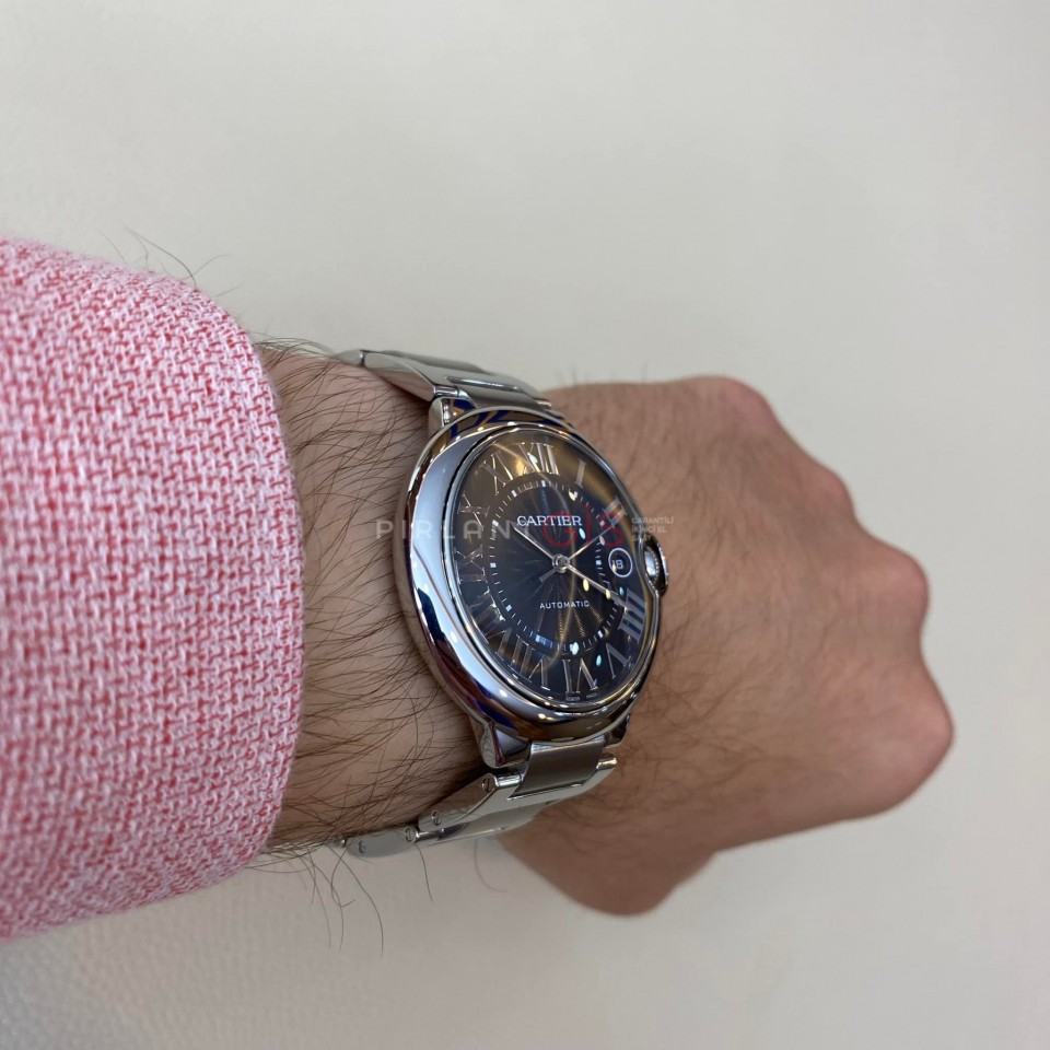 CARTIER Ballon Blue Large Model 42 mm Black Dial W6920042 CARTIER Ballon Blue Large Model 42 mm Black Dial W6920042