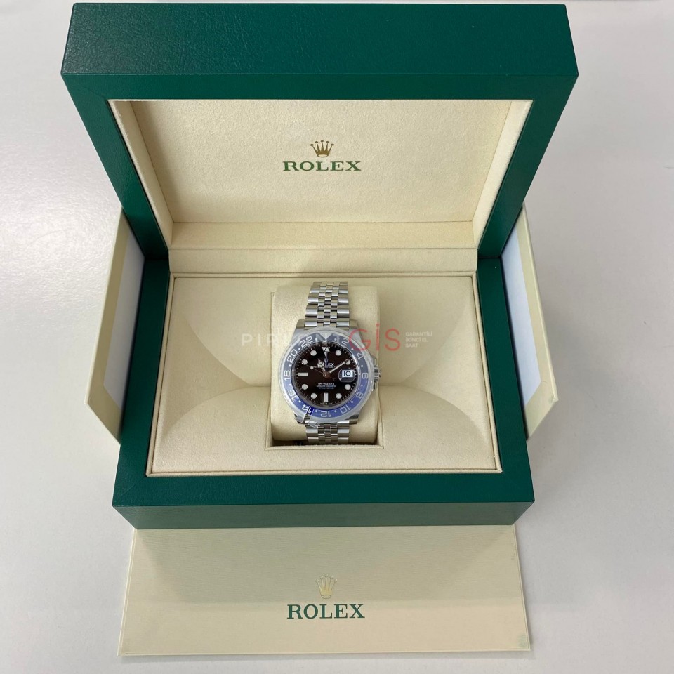 ROLEX GMT-Master II ( Batman ) Jubilee 126710BLNR ROLEX GMT-Master II ( Batman ) Jubilee 126710BLNR