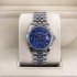 ROLEX Date Just 31 mm Steel 278274 jubilee Blue Floral Diamond Dial