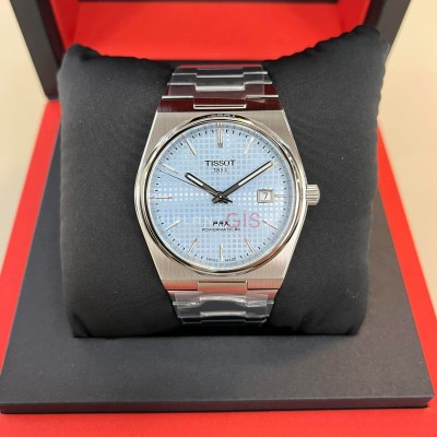 TISSOT T-Classic PRX Powermatic 80 T137.407.11.351.00 ( Buz Mavi )