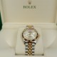 ROLEX Date Just Lady 31 mm Yellow Gold & Steel 278273 Silver and VI Dimond Dial Jubilee