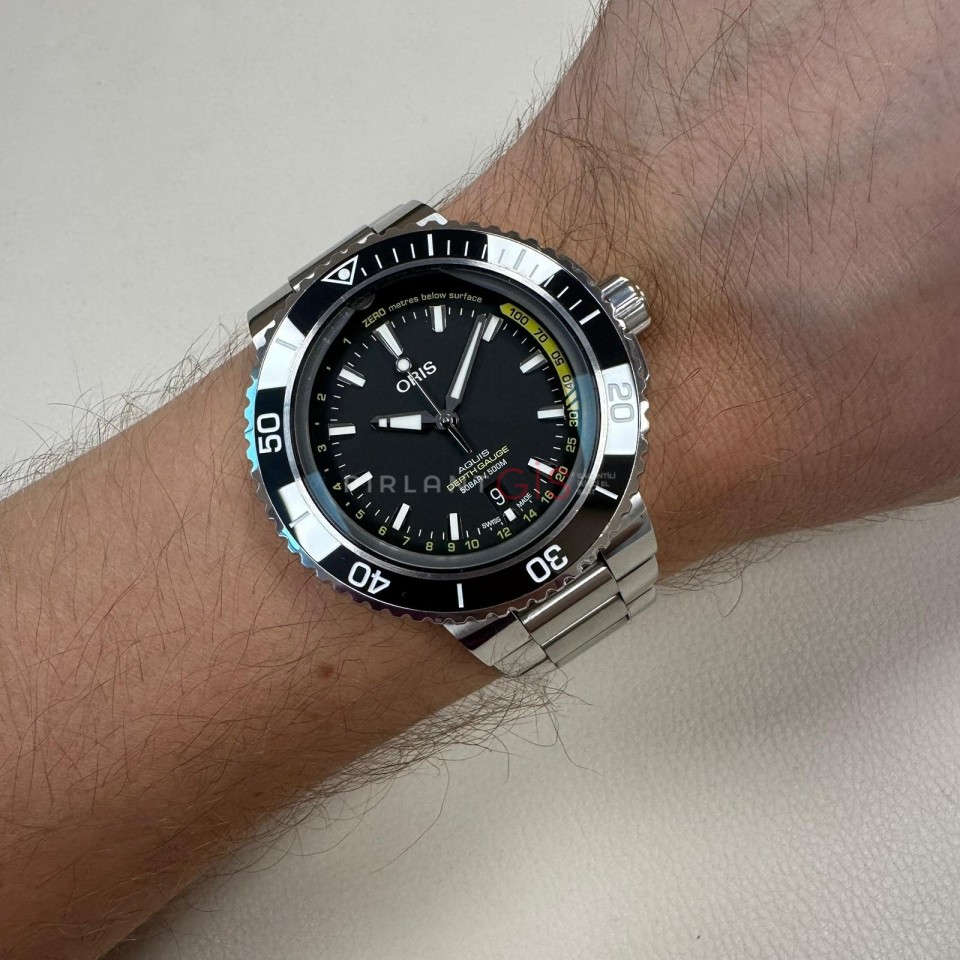 ORIS Aquis Deep Guage 01 733 7755 4154-Set MB ORIS Aquis Deep Guage 01 733 7755 4154-Set MB