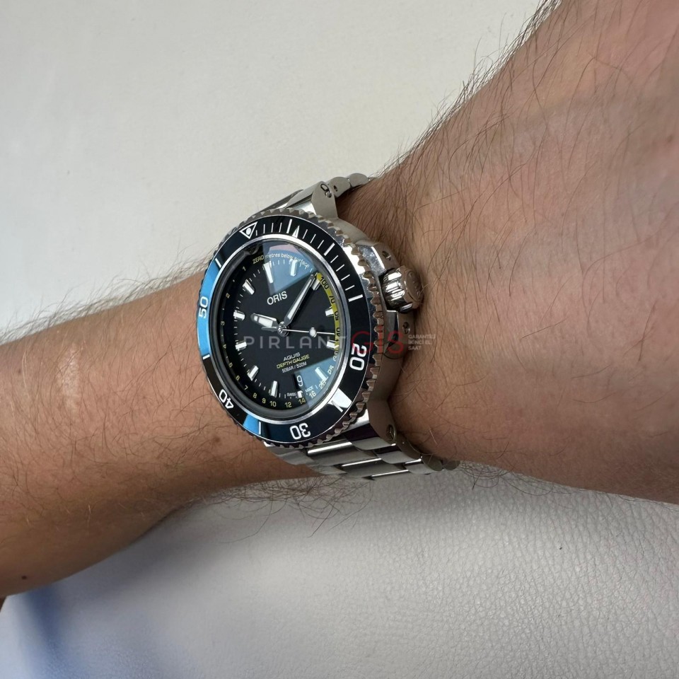 ORIS Aquis Deep Guage 01 733 7755 4154-Set MB ORIS Aquis Deep Guage 01 733 7755 4154-Set MB