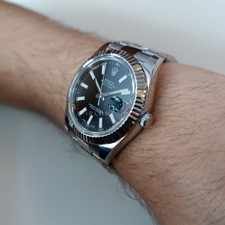 ROLEX Date Just ll 41 mm 116334 Black Dial ROLEX Date Just ll 41 mm 116334 Black Dial