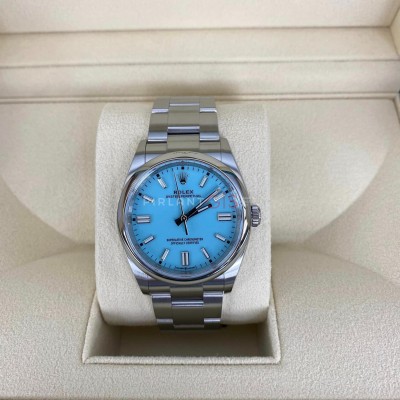 ROLEX Oyster Perpetual 36 mm 126000 Tiffany Blue Dial
