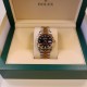 ( SIFIR ) ROLEX Date Just 36 Yellow Gold & Steel Black Diamond Dial 126233 Jubilee