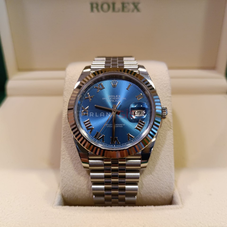 ( SIFIR ) ROLEX Date Just II 126334 Azzurro Blue Dial Jubilee Bracelet ( SIFIR ) ROLEX Date Just II 126334 Azzurro Blue Dial Jubilee Bracelet