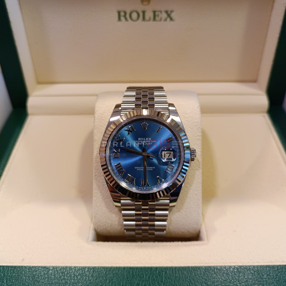 ( SIFIR ) ROLEX Date Just II 126334 Azzurro Blue Dial Jubilee Bracelet ( SIFIR ) ROLEX Date Just II 126334 Azzurro Blue Dial Jubilee Bracelet