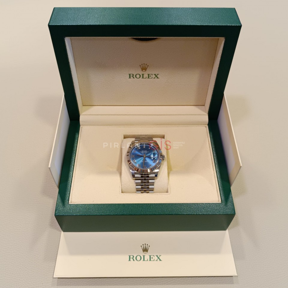 ( SIFIR ) ROLEX Date Just II 126334 Azzurro Blue Dial Jubilee Bracelet ( SIFIR ) ROLEX Date Just II 126334 Azzurro Blue Dial Jubilee Bracelet