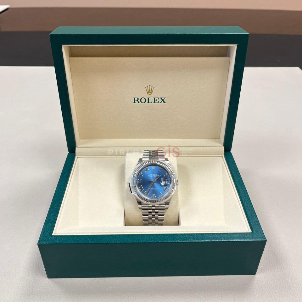 ( SIFIR ) ROLEX Date Just II 126334 Azzurro Blue Dial Jubilee Bracelet ( SIFIR ) ROLEX Date Just II 126334 Azzurro Blue Dial Jubilee Bracelet
