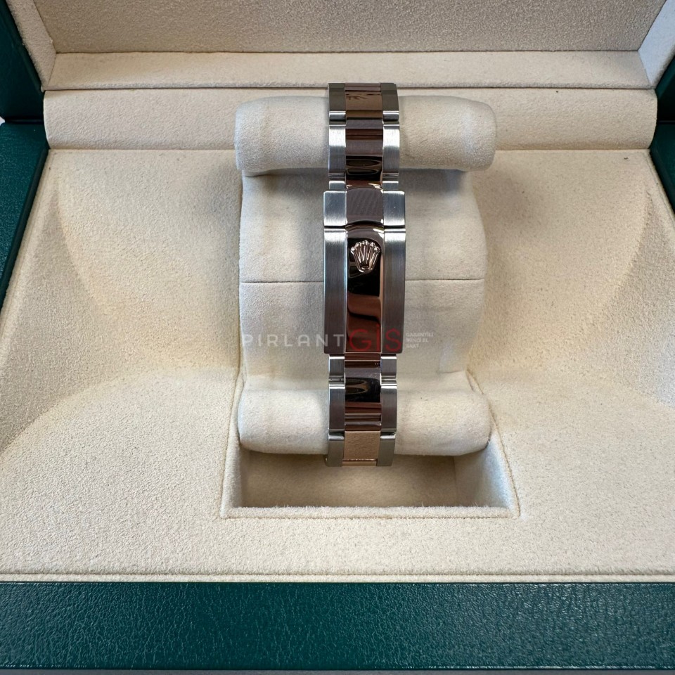 ROLEX Date just 31 mm Rose gold & çelik 178271 Oyster bilezik ROLEX Date just 31 mm Rose gold & çelik 178271 Oyster bilezik
