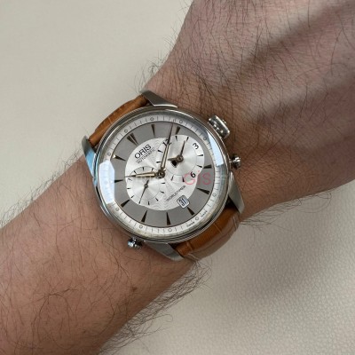 ORIS Artelier World Timer 690.7581.40.51L