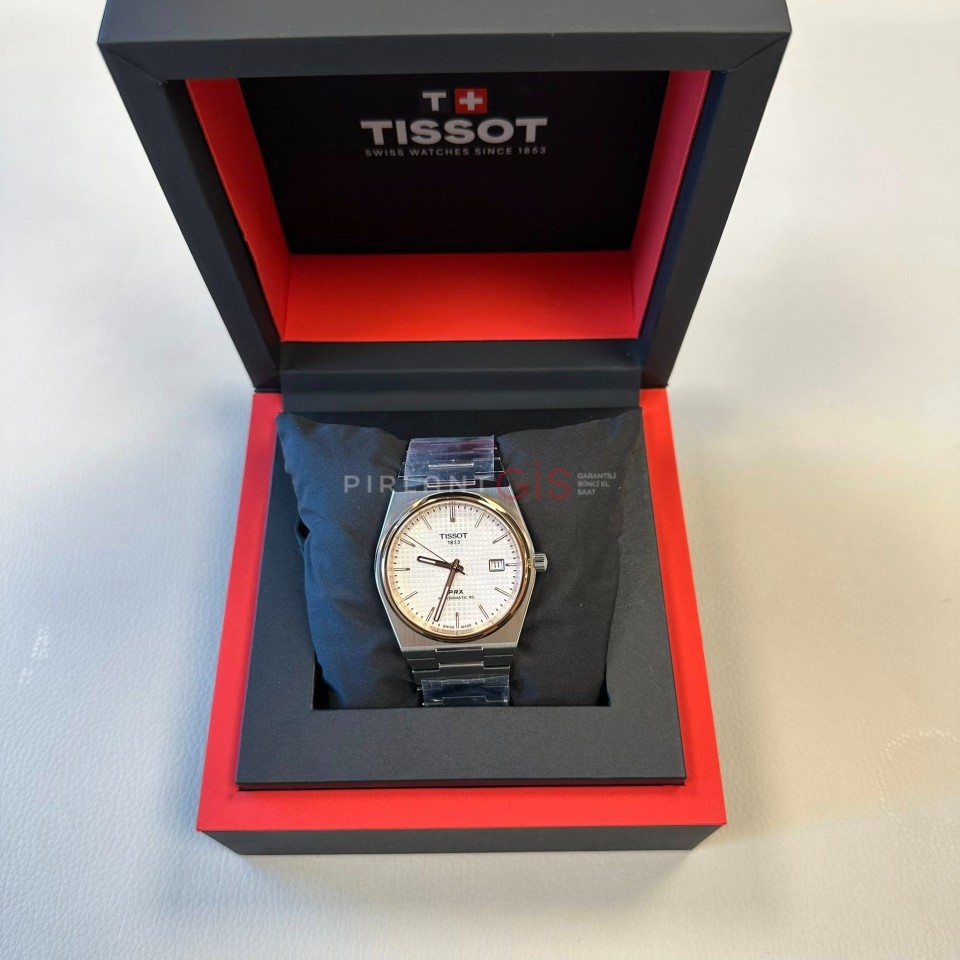 (Sıfır) TISSOT PRX Powermatic 80 T137.407.21.031.00 ( Beyaz k. ) (Sıfır) TISSOT PRX Powermatic 80 T137.407.21.031.00 ( Beyaz k. )