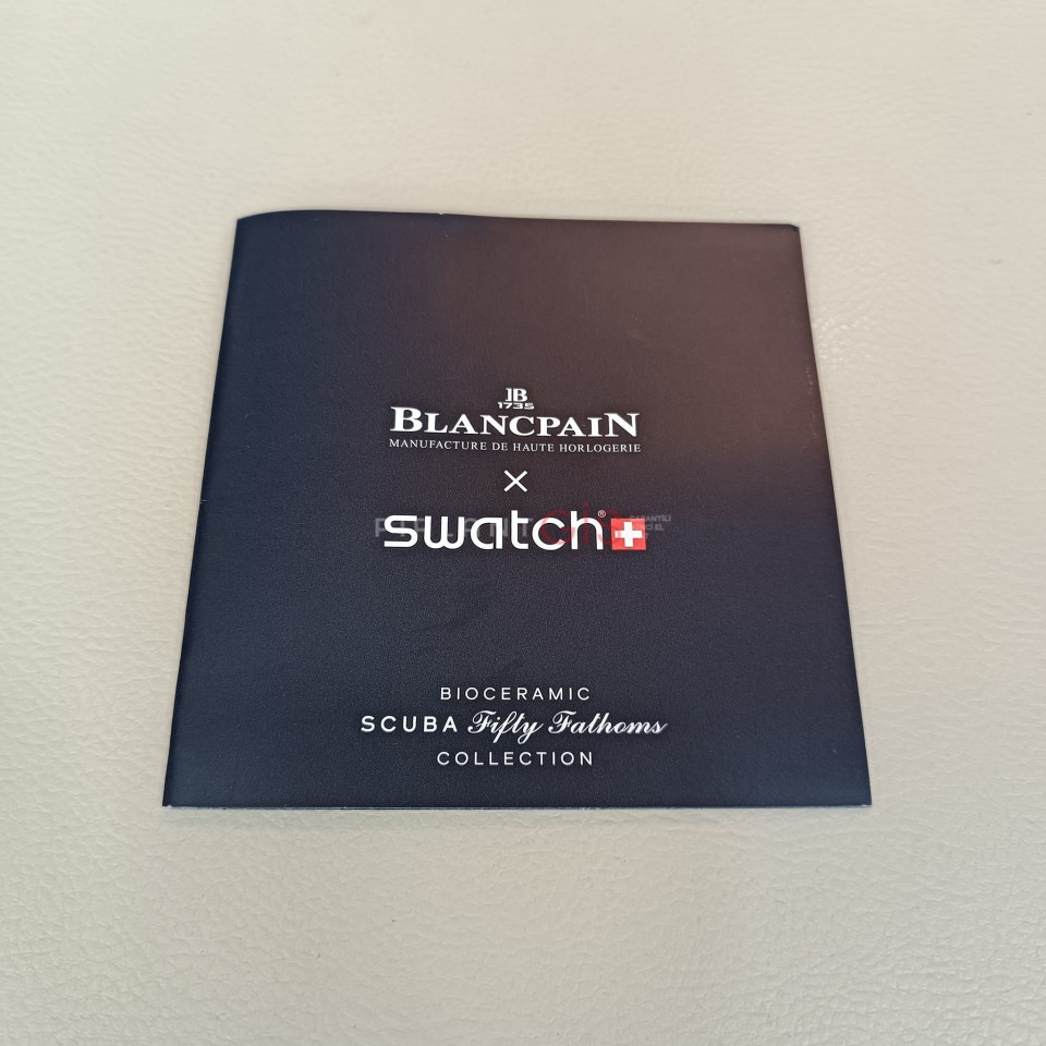 SIFIR ) BLANCPAIN X SWATCH Bioceramic Scuba Fifty Fathoms Atlantic Ocean SIFIR ) BLANCPAIN X SWATCH Bioceramic Scuba Fifty Fathoms Atlantic Ocean
