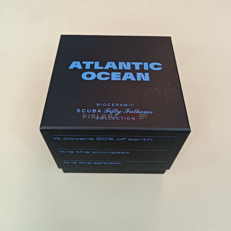 SIFIR ) BLANCPAIN X SWATCH Bioceramic Scuba Fifty Fathoms Atlantic Ocean SIFIR ) BLANCPAIN X SWATCH Bioceramic Scuba Fifty Fathoms Atlantic Ocean