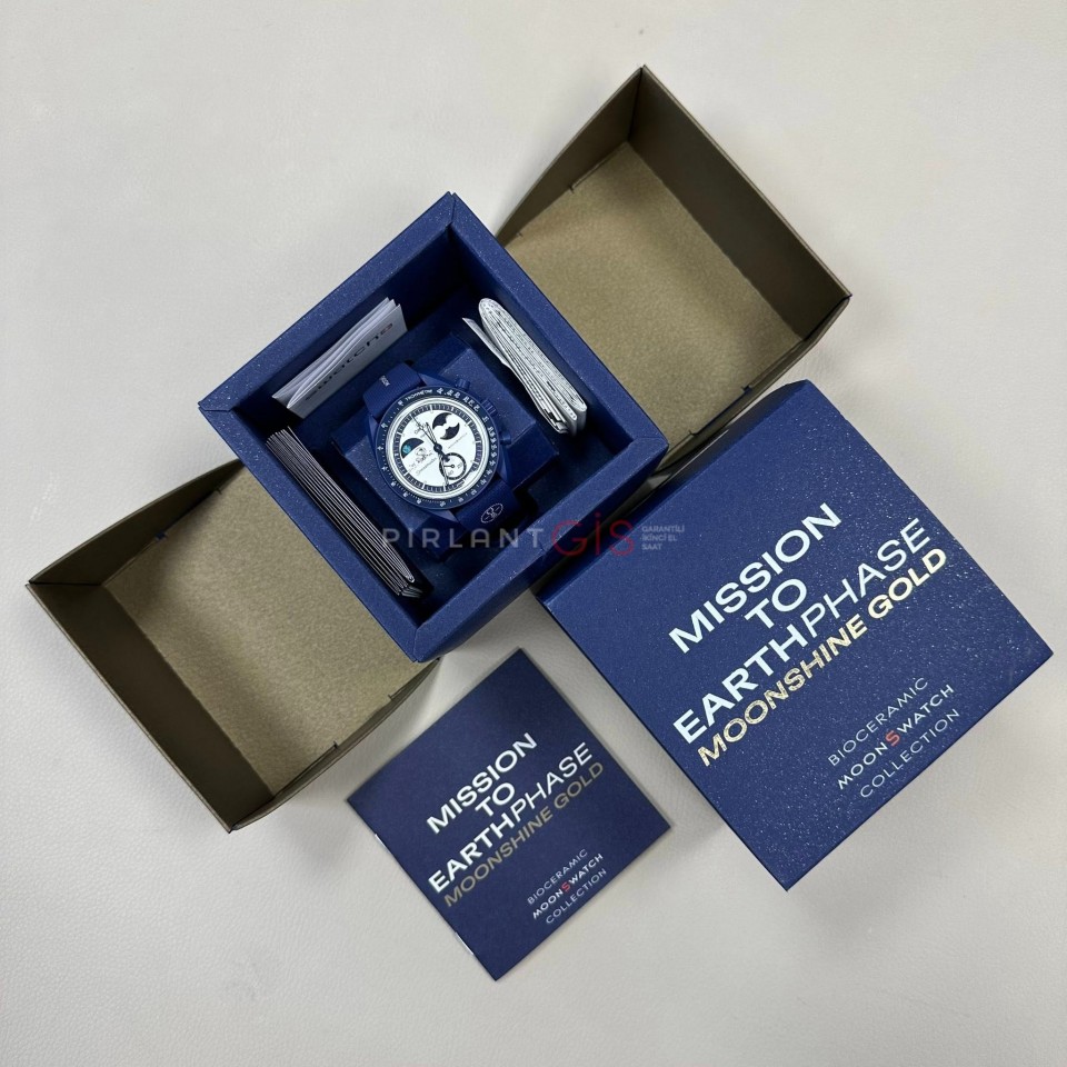 ( SIFIR ) SWATCH MoonSwatch Mission To EarthPhase - Moonshine ( SIFIR ) SWATCH MoonSwatch Mission To EarthPhase - Moonshine