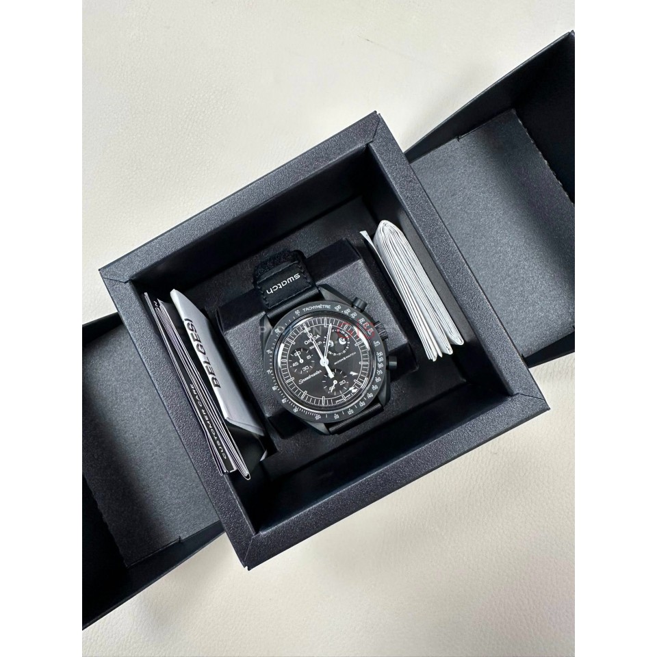 ( SIFIR ) SWATCH Moonswatch Mission to Moon Black SO33B700 ( SIFIR ) SWATCH Moonswatch Mission to Moon Black SO33B700