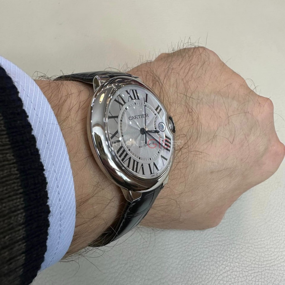 Cartier Ballon Bleu WSBB0039 Steel And Leather Strap 40 mm Cartier Ballon Bleu WSBB0039 Steel And Leather Strap 40 mm
