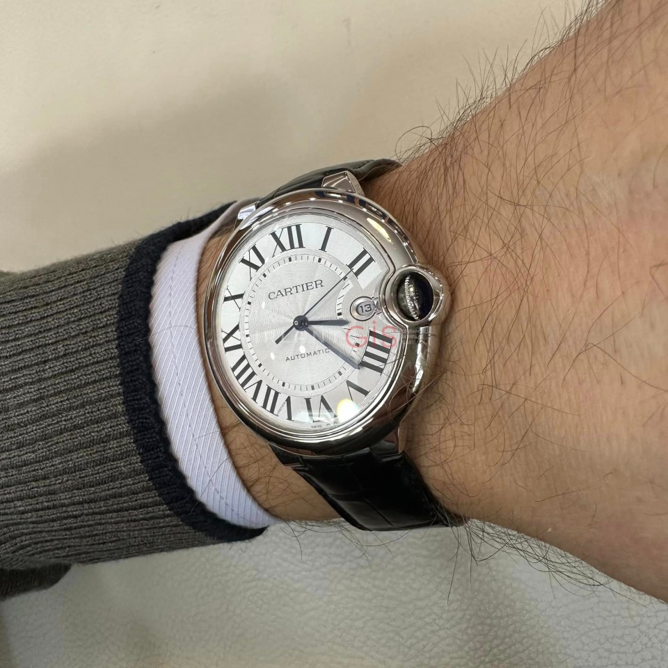 Cartier Ballon Bleu WSBB0039 Steel And Leather Strap 40 mm Cartier Ballon Bleu WSBB0039 Steel And Leather Strap 40 mm