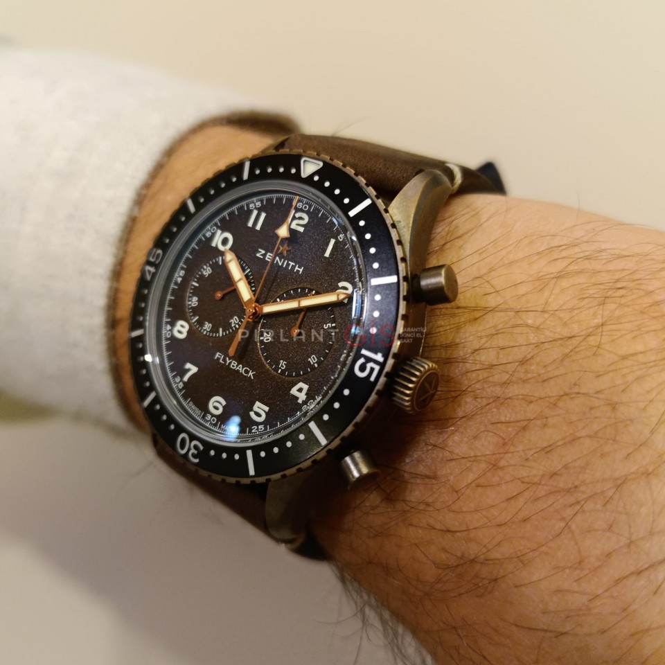 ZENITH Pilot Cronometro Tipo CP-2 Flyback 29.2240.405/18.C801 ZENITH Pilot Cronometro Tipo CP-2 Flyback 29.2240.405/18.C801
