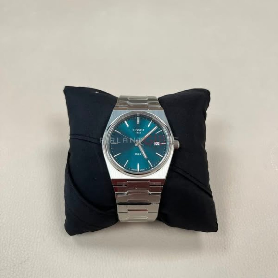 ( SIFIR ) TISSOT PRX Quartz T137.410.11.091.00 ( Yeşil Kadran )