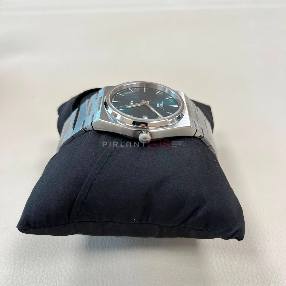 ( SIFIR ) TISSOT PRX Quartz T137.410.11.091.00 ( Yeşil Kadran )
