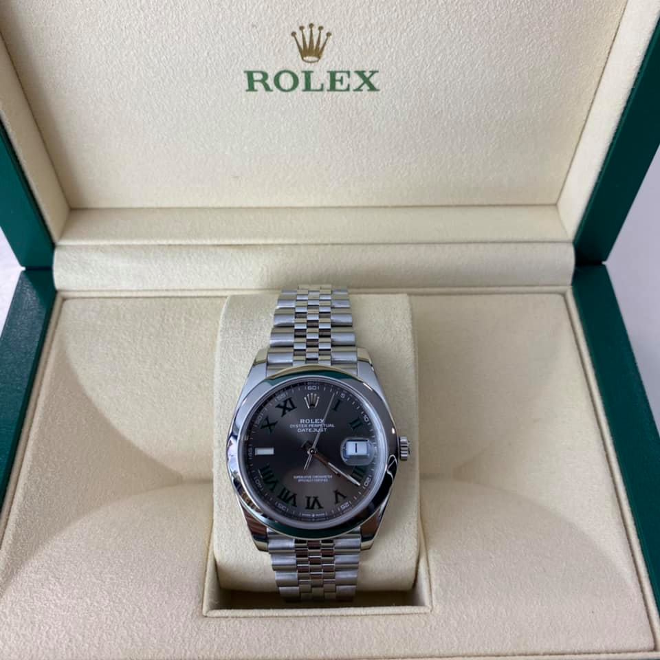 ROLEX Date Just ll Wimbledon Dial 126300 Jubilee