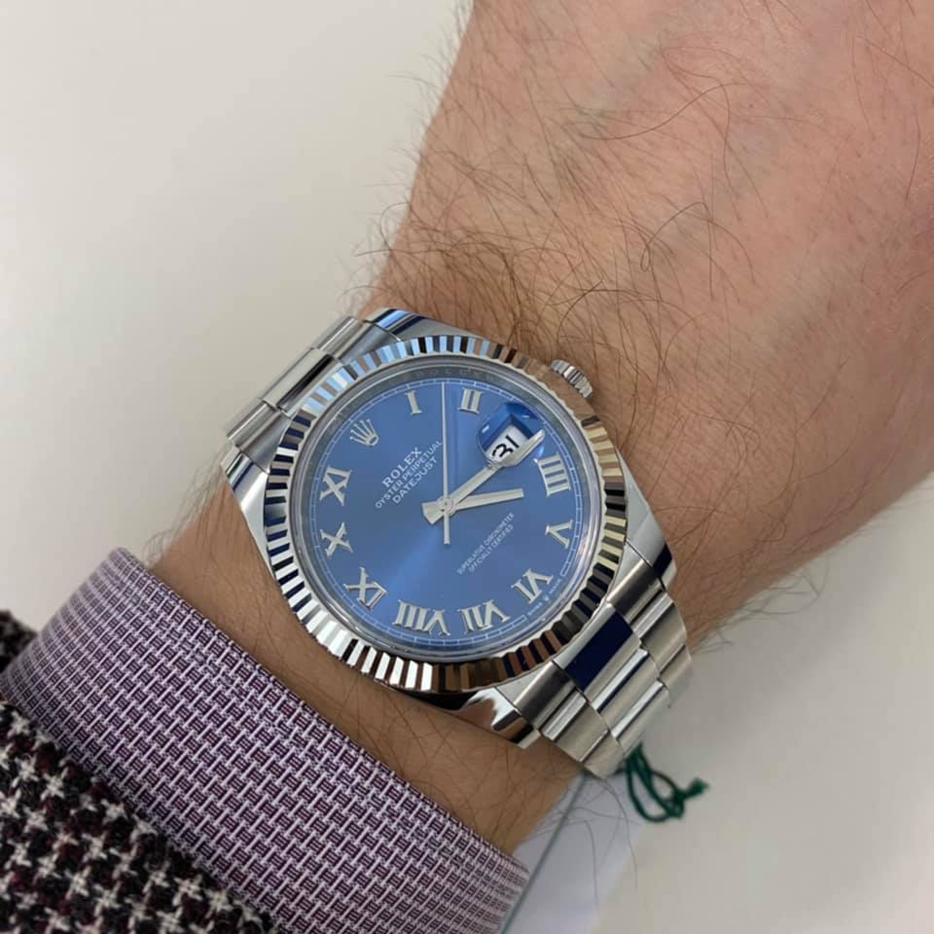 rolex azzurro blue dial