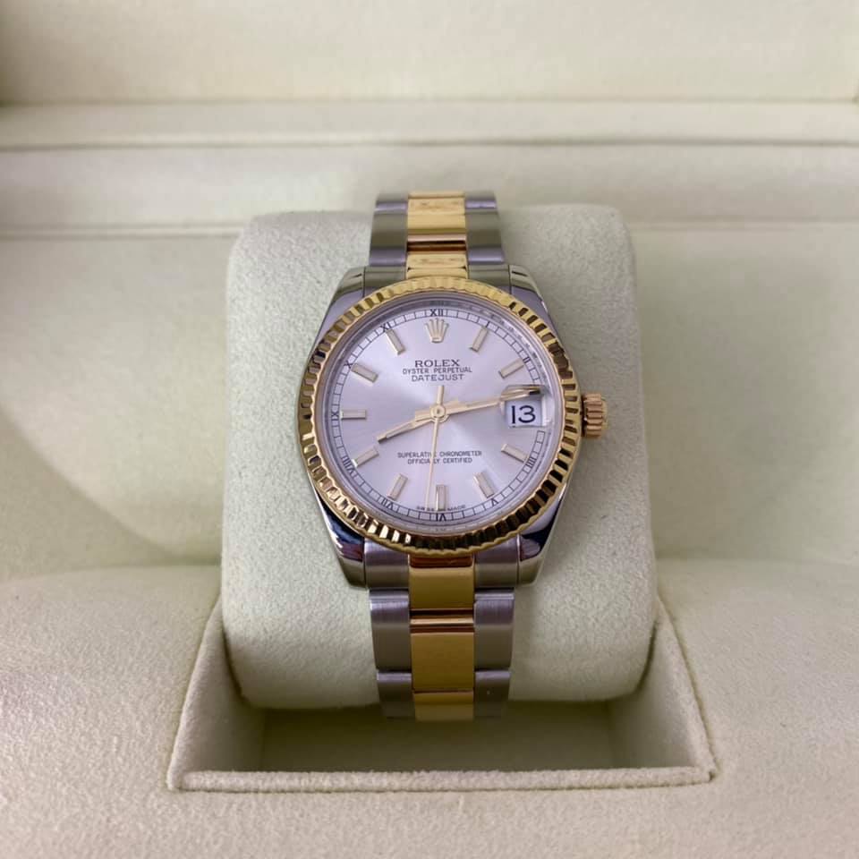 ROLEX Date Just Lady 31 mm Steel and Yellow Gold 178273