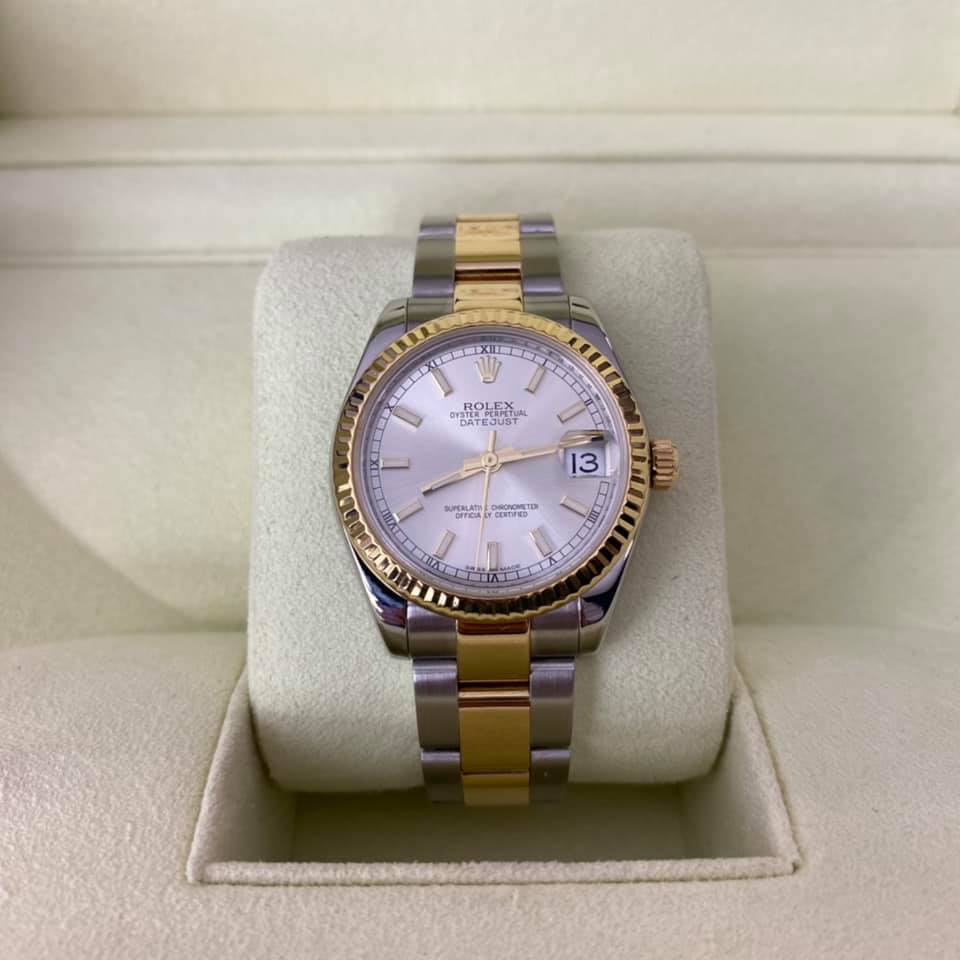 ROLEX Date Just Lady 31 mm Steel and Yellow Gold 178273 ROLEX Date Just Lady 31 mm Steel and Yellow Gold 178273