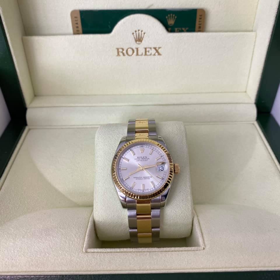 ROLEX Date Just Lady 31 mm Steel and Yellow Gold 178273