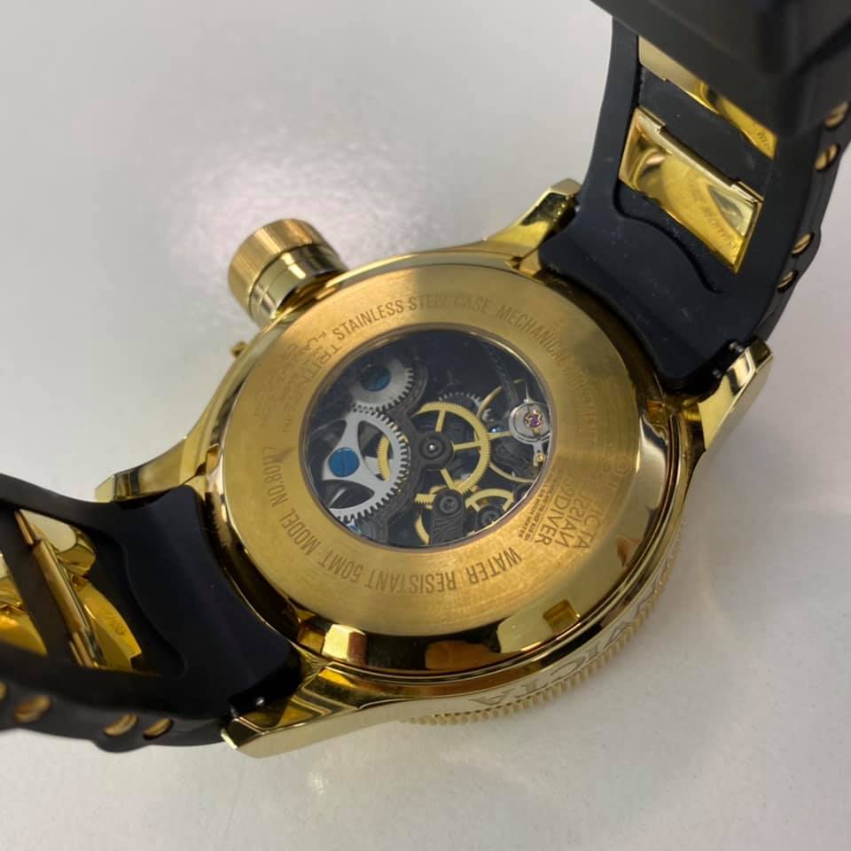 INVICTA Russian Diver Skeleton Hand Wound 180117 INVICTA Russian Diver Skeleton Hand Wound 180117