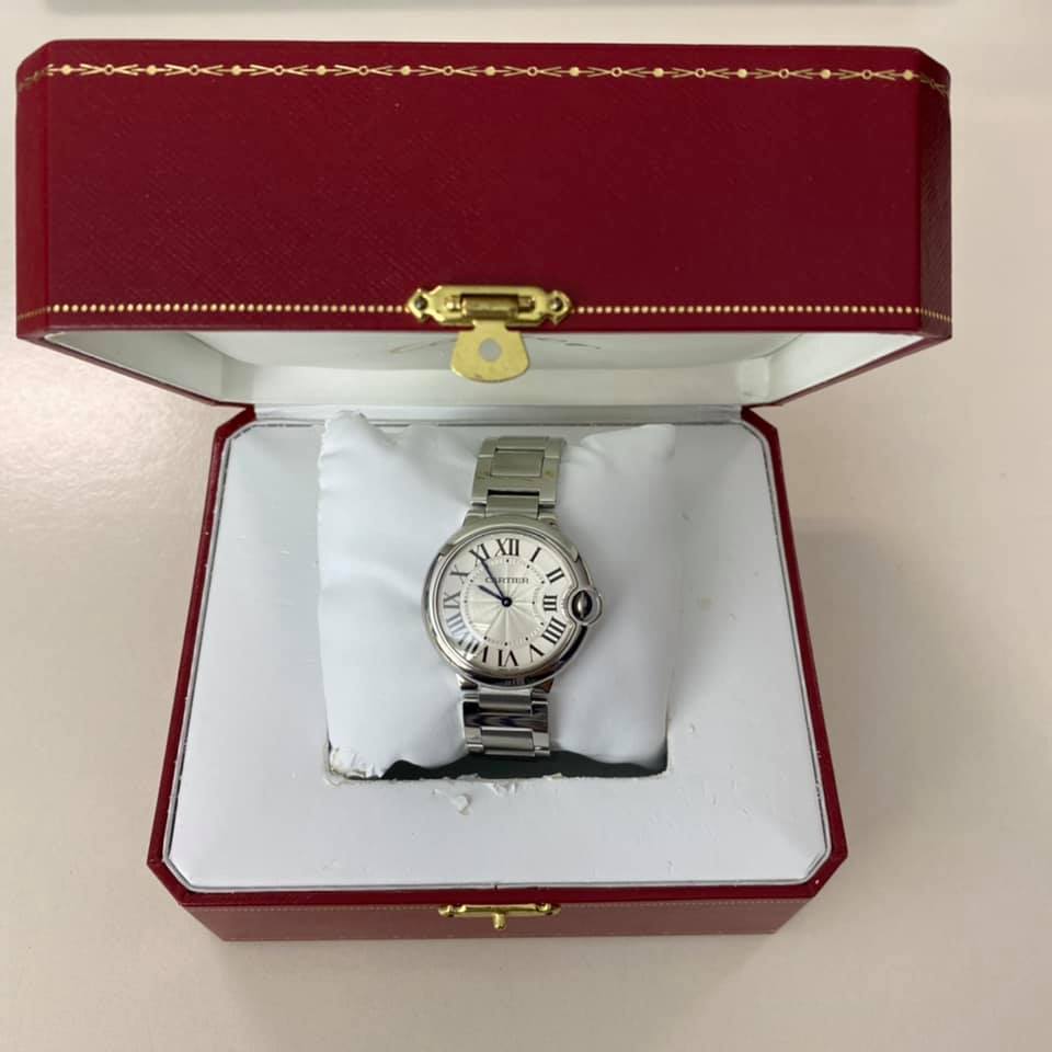 CARTIER Ballon Blue Medium Model 36 mm W69011Z4 CARTIER Ballon Blue Medium Model 36 mm W69011Z4