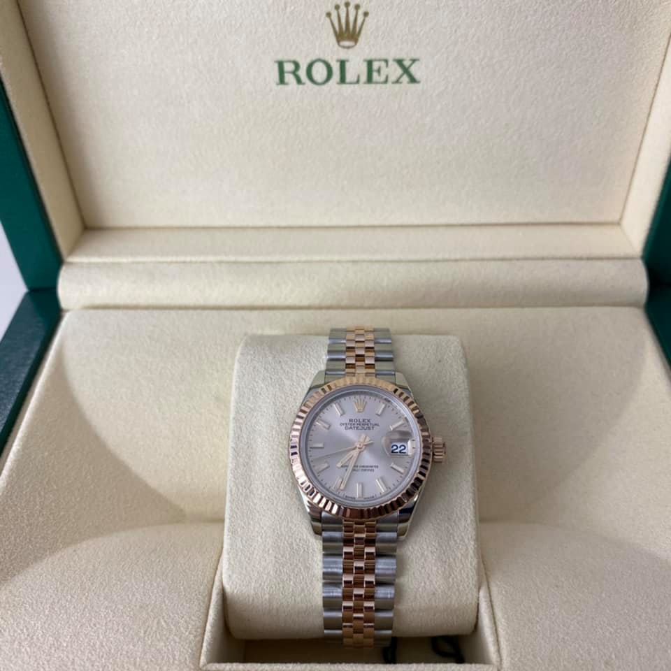 ROLEX Date Just Lady Steel & Rose Gold 28 mm 279171